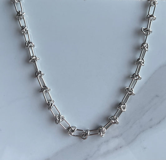 Sophie Stainless Steel Knot Necklace