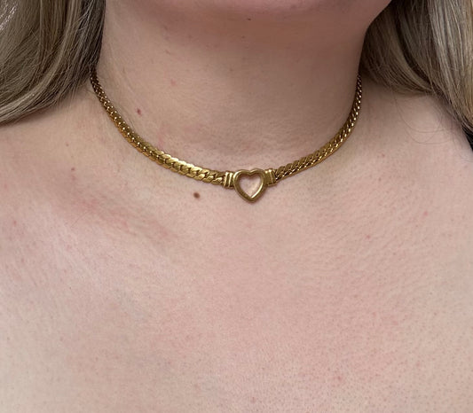 Clay Stainless Steel Choker - Gold