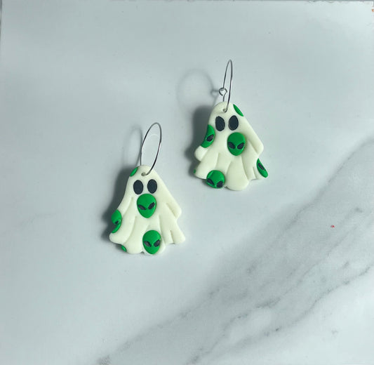 Kang Ghost Polymerclay Earrings