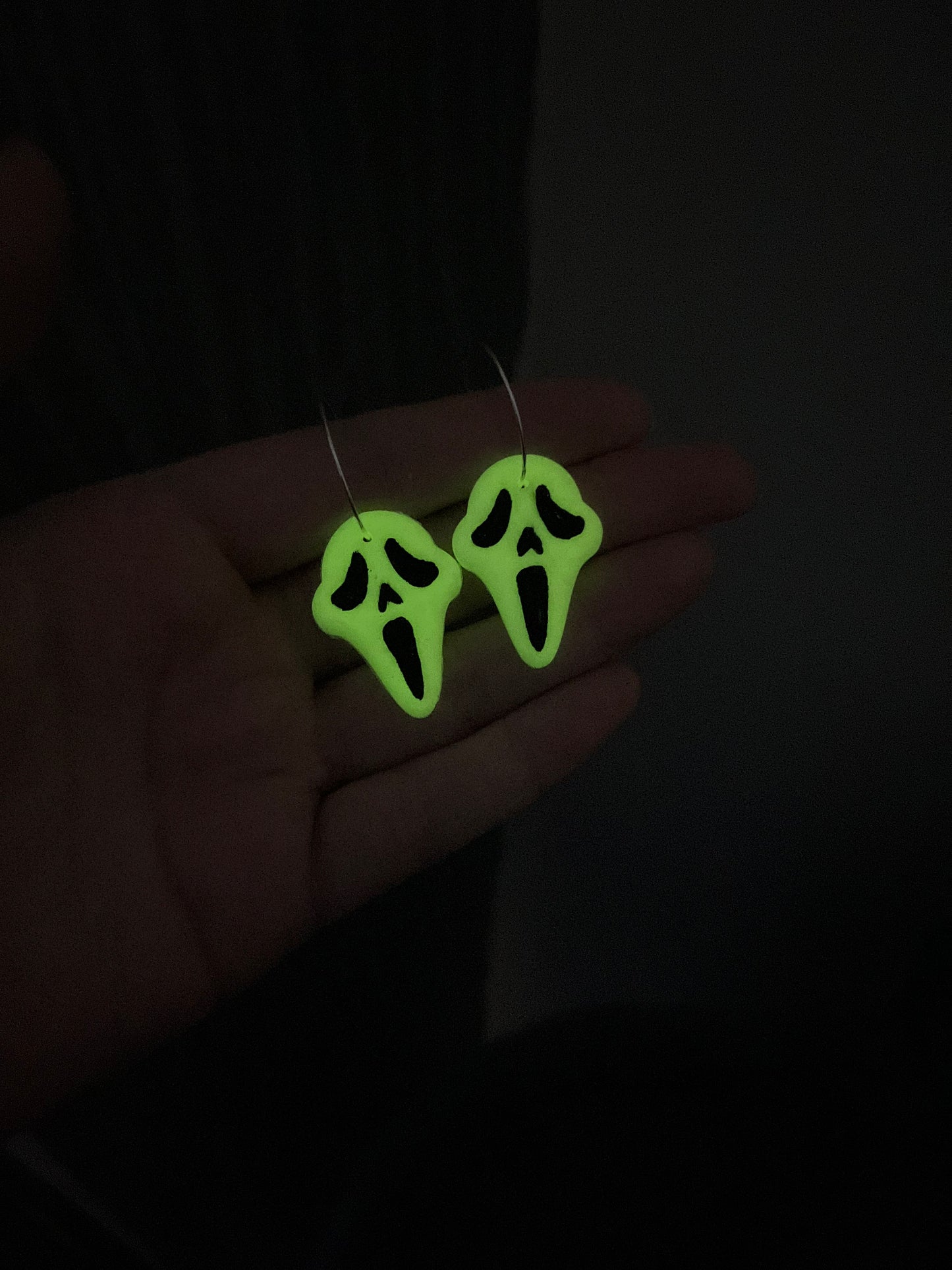 Billy Glow In The Dark Polymer Clay Earrings