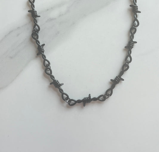 Barb Necklace - Black